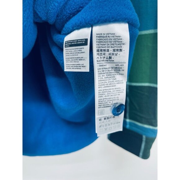 Levi’s Gold Tab Men’s Plaid Jackson Flannel Worker Over Shirt Size M NWT - Picture 9 of 11